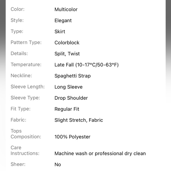 Colorblock 2 piece set - Picture 4 of 5